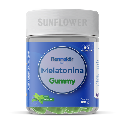 Melatonina Gummy Rennaker - Menta